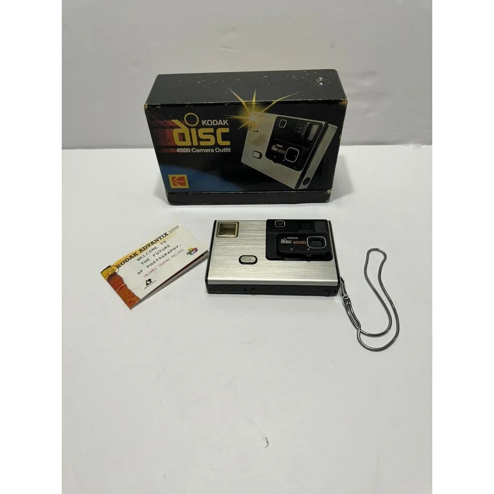 Vintage Kodak Disc 4000 Camera Outfit w/ box &‎ Manual Untested